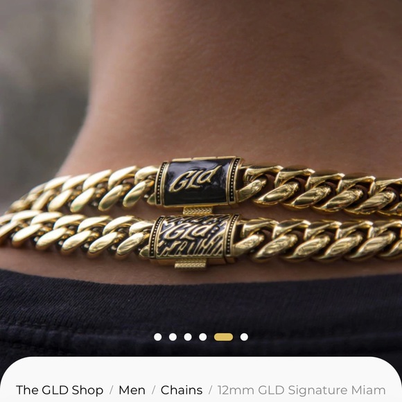 12mm GLD Signature Miami Cuban - Picture 4 of 4